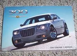2007 Chrysler 300 Series Owner's Operator Manual User Guide