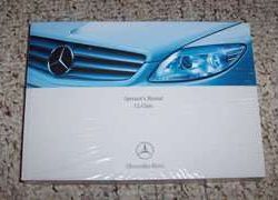 2007 Mercedes Benz CL 550 & CL 600 CL-Class Owner's Operator Manual User Guide