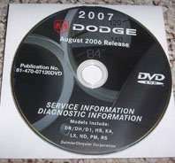 2007 Dodge Caravan & Grand Caravan Shop Service Repair Manual CD