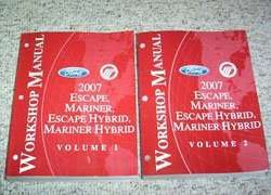 2007 Ford Escape & Escape Hybrid Shop Service Repair Manual