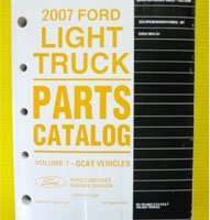 2007 Ford Escape & Escape Hybrid Parts Catalog