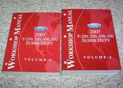 2007 Ford F-550 Super Duty Truck Shop Service Repair Manual