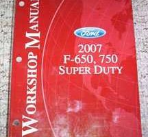 2007 Ford F-650, F-750 Truck Service Manual