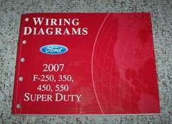 2007 Ford F-250, F-350, F-450, F-550 Super Duty Wiring Diagrams Manual
