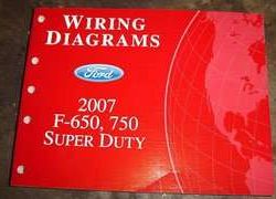 2007 Ford F-650 & F-750 Medium Duty Truck Electrical Wiring Diagrams Manual