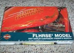2007 Harley Davidson Screamin Eagle Road King FLHRSE3 Model Owner's Manual