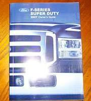 2007 Ford F-Series Super Duty Truck Owner's Manual