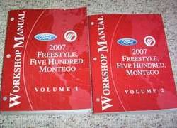 2007 Ford Freestyle, Five Hundred Shop Service Repair Manual