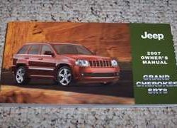 2007 Jeep Grand Cherokee SRT8 Owner's Operator Manual User Guide