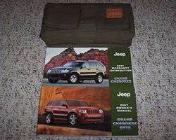2007 Jeep Grand Cherokee SRT8 Owner's Operator Manual User Guide Set