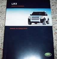 2007 Land Rover LR3 Owner's Operator Manual User Guide