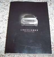 2007 Lincoln MKX Owner's Operator Manual User Guide