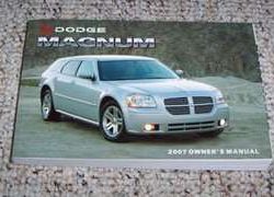 2007 Dodge Magnum Owner's Operator Manual User Guide