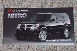 2007 Dodge Nitro Owner's Operator Manual User Guide