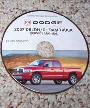 2007 Dodge Ram Truck Shop Service Repair Manual CD
