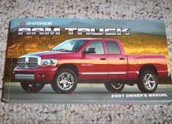 2007 Dodge Ram Truck Owner's Operator Manual User Guide