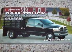 2007 Dodge Ram Truck Chassis Owner's Operator Manual User Guide