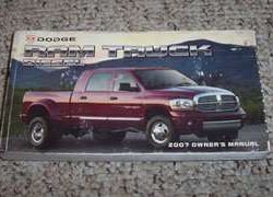 2007 Dodge Ram Truck Diesel Owner's Operator Manual User Guide