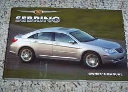 2007 Chrysler Sebring Owner's Operator Manual User Guide