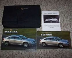 2007 Chrysler Sebring Owner's Operator Manual User Guide Set