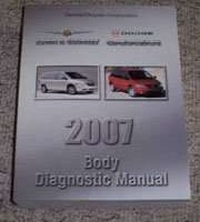 2007 Chrysler Town & Country Body Diagnostic Procedures Manual