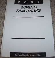 2007 Chrysler Crossfire Electrical Wiring Diagrams Manual