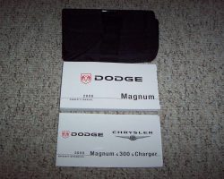 2008 Dodge Magnum Owner's Operator Manual User Guide Set