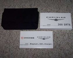 2008 Chrysler 300 SRT8 Owner's Operator Manual User Guide Set