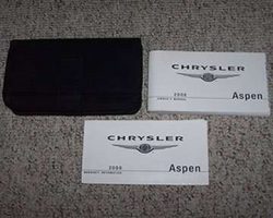 2008 Chrysler Aspen Owner's Operator Manual User Guide Set