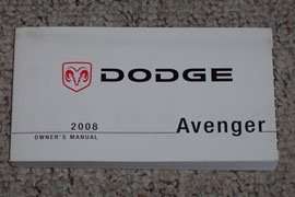 2008 Dodge Avenger Owner's Operator Manual User Guide