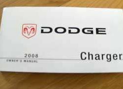2008 Dodge Charger Owner's Operator Manual User Guide