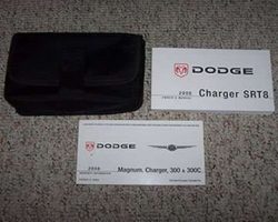 2008 Dodge Charger SRT8 Owner's Operator Manual User Guide Set