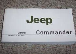 2008 Jeep Commander Owner's Operator Manual User Guide