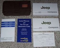 2008 Jeep Compass Owner's Operator Manual User Guide Set