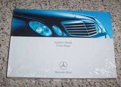 2008 Mercedes Benz E-Class E350 & E63 AMG Wagon Owner's Operator Manual User Guide