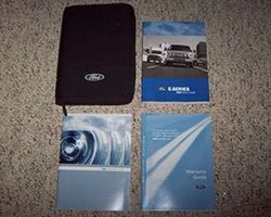 2008 Ford E-Series E-150, E-250, E-350 & E-450 Owner's Manual Set