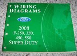 2008 Ford F-250, F-350, F-450, F-550 Super Duty Wiring Diagrams Manual