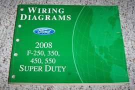 2008 Ford F-250 Super Duty Truck Electrical Wiring Diagram Manual