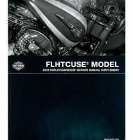 2008 Harley Davidson Screamin Ultra Classic Electra Glide FLHTCUSE3 Model Service Manual Supplement