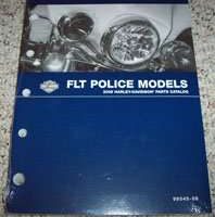 2008 Harley Davidson FLT Police Models Parts Catalog