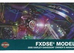 2008 Harley Davidson Screamin Eagle Dyna FXDSE2 Model Owner's Manual