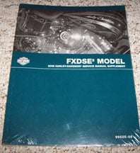 2008 Harley Davidson Screamin Eagle Dyna FXDSE2 Model Service Manual Supplement