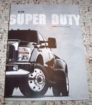 2008 Ford F-250 Super Duty Truck Owner Operator User Guide Manual