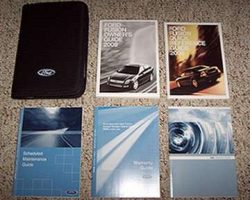 2008 Ford Fusion Owner's Manual Set