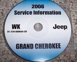 2008 Jeep Grand Cherokee Shop Service Repair Manual CD