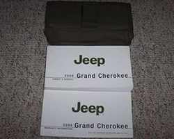 2008 Jeep Grand Cherokee Owner's Operator Manual User Guide Set