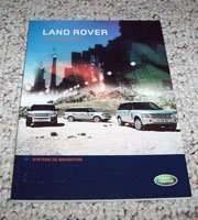 2008 Land Rover LR3 Navigation Owner's Operator Manual User Guide