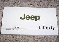 2008 Jeep Liberty Owner's Operator Manual User Guide