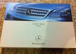 2008 Mercedes Benz ML320 CDI, ML350 4MATIC, ML550 & ML63 AMG M-Class Owner's Operator Manual User Guide