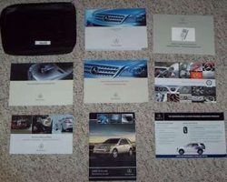 2008 Mercedes Benz ML320 CDI, ML350 4MATIC, ML550 & ML63 AMG M-Class Owner's Operator Manual User Guide Set